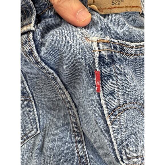 Vintage Y2K Levis 525 Nouveau Low Bootcut Grunge Jean Light Wash Western Women 6 - Picture 11 of 11